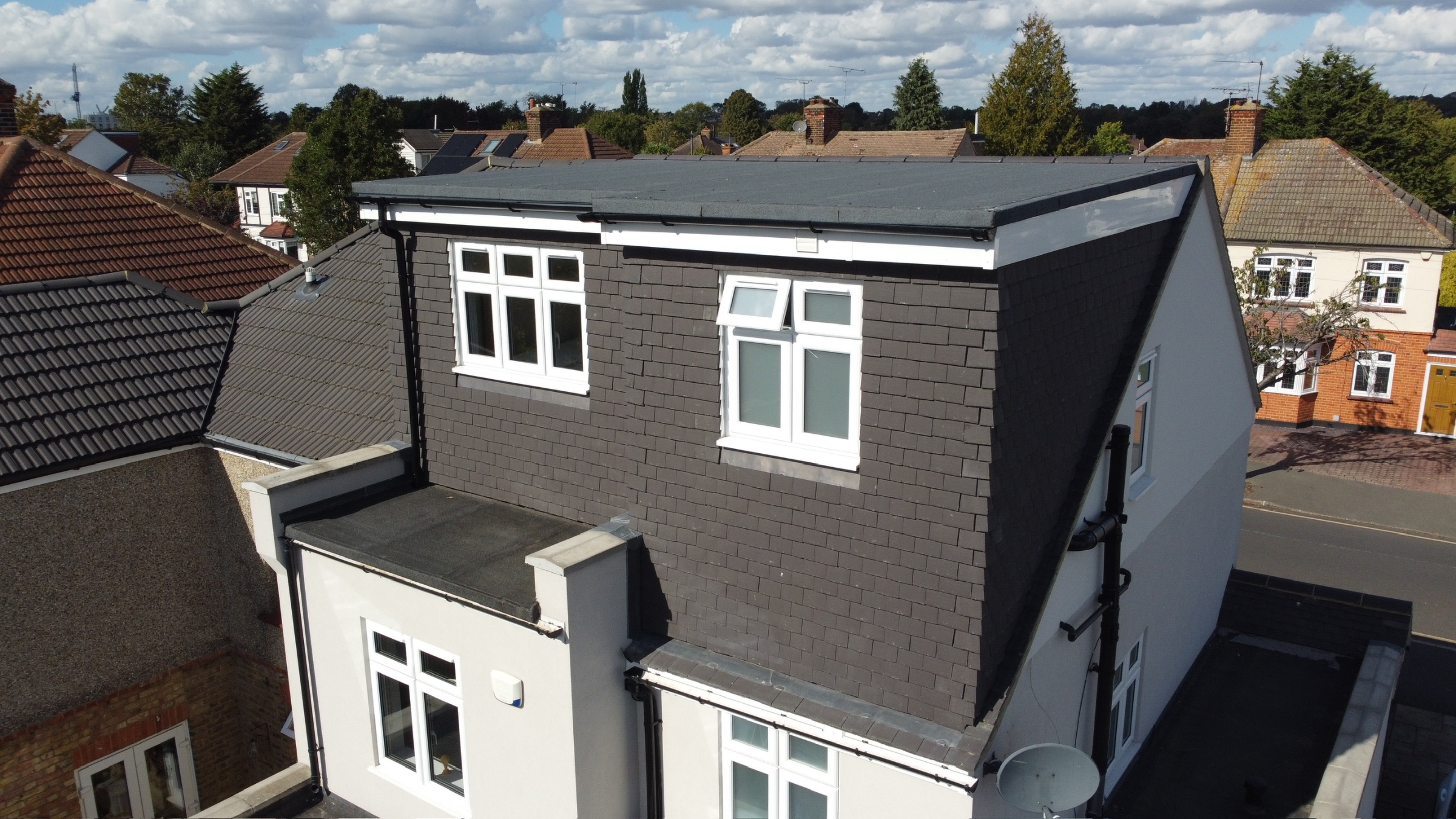 Hip to gable & L shape dormer - Upminster 