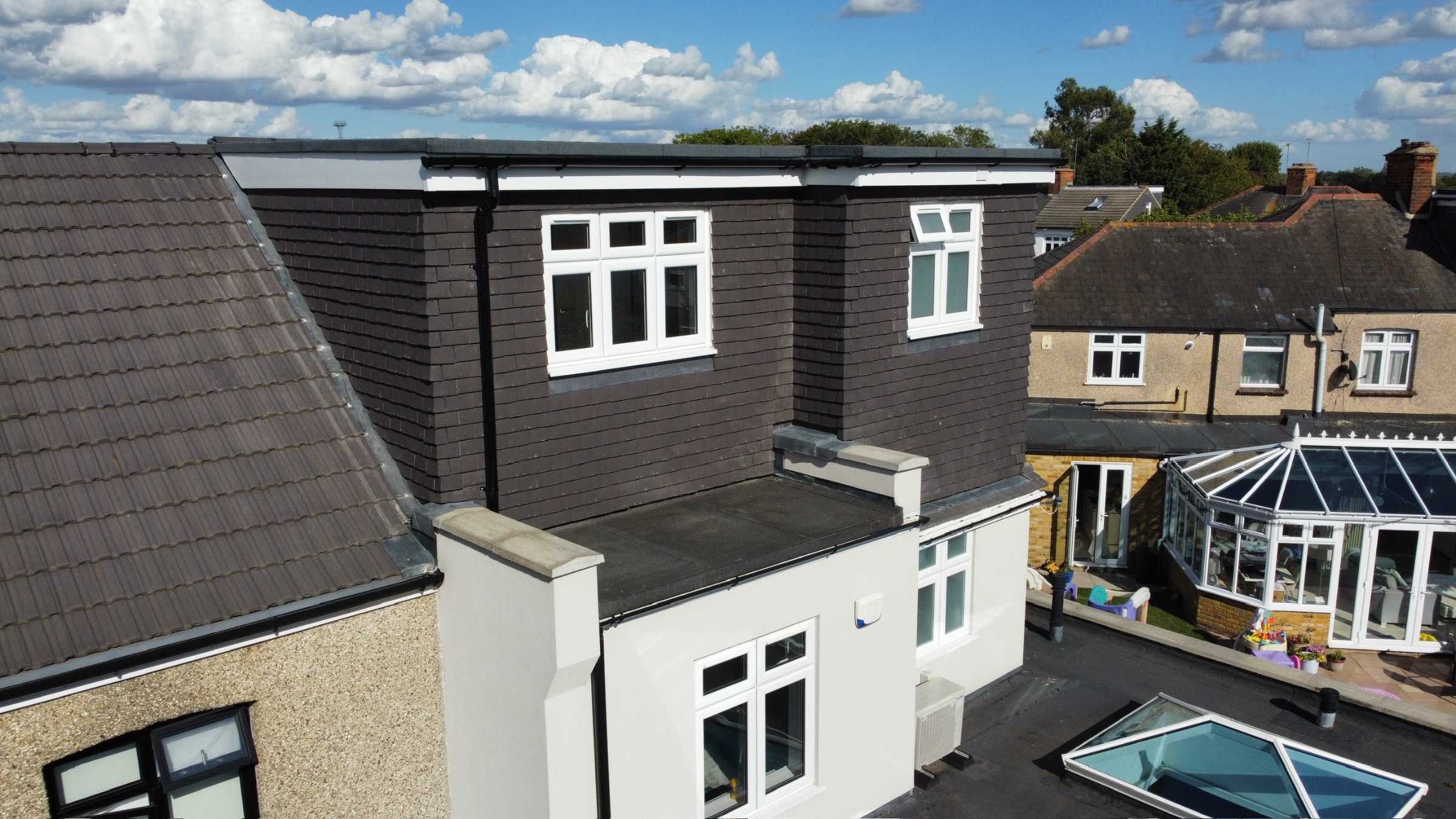 Hip to gable & L shape dormer - Upminster 